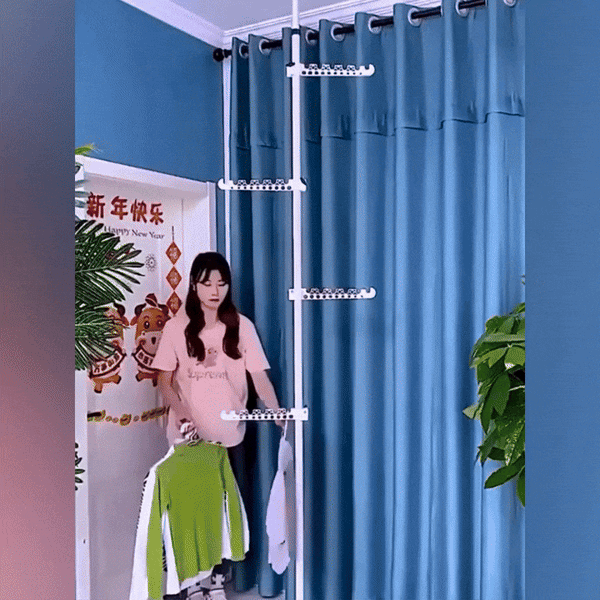 Регулируем сушилник и поставка за дрехи